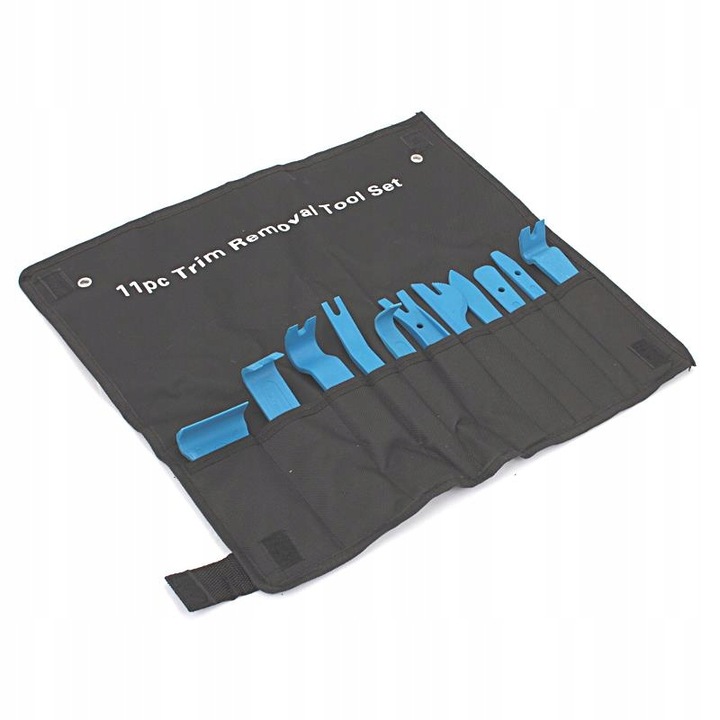 Set 11 piese pentru demontare tapiterie auto, Albastru