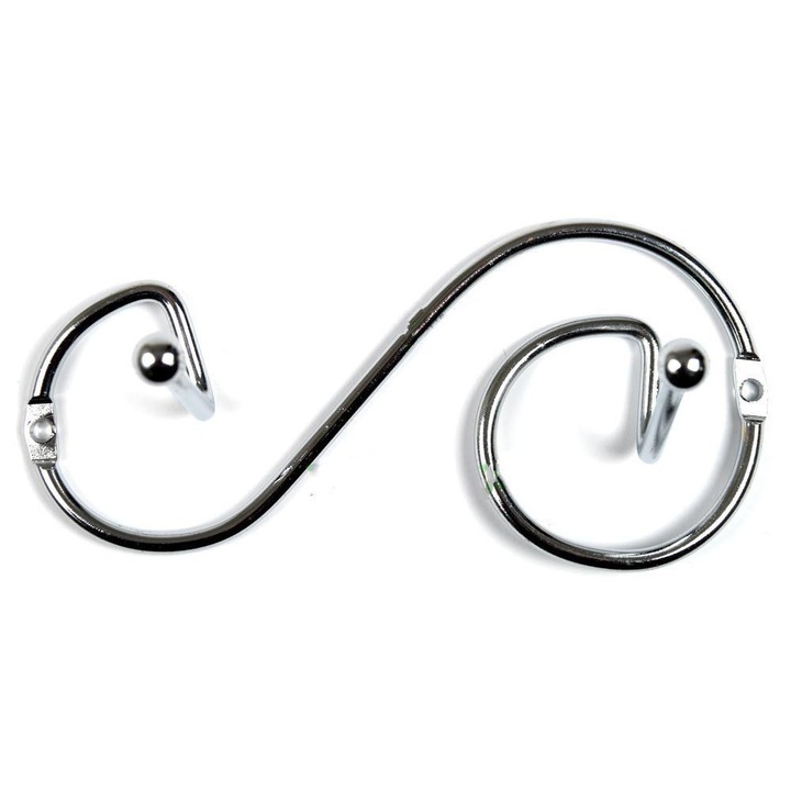 Закачалка Top Ekspress, 2-ка, спирала, хром