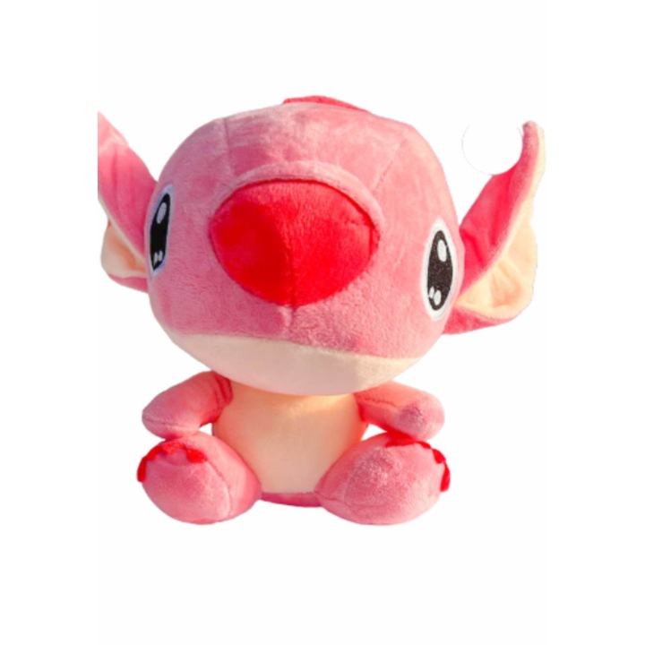 Stitch játék, Plüss, Rózsaszín, 18x23 cm