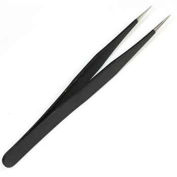 Penseta pentru gene false MoonbasaNails, 143064, Negru Penseta pentru gene false MoonbasaNails, 143064, Negru