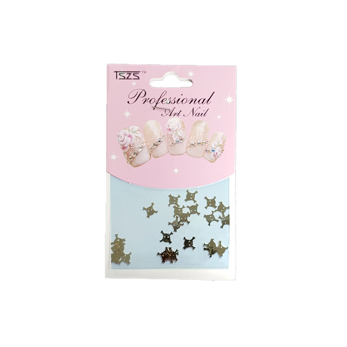 Stras pentru unghii MoonbasaNails, 004, Auriu