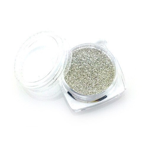 Sclipici pentru unghii MoonbasaNails HJ173, 3g, Argintiu