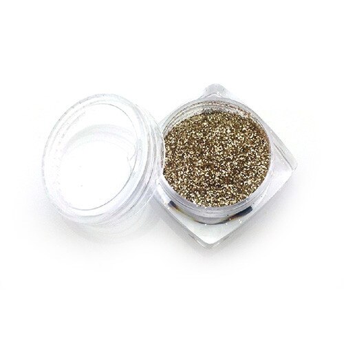 Sclipici pentru unghii, MoonbasaNails HT64, Auriu, 3g