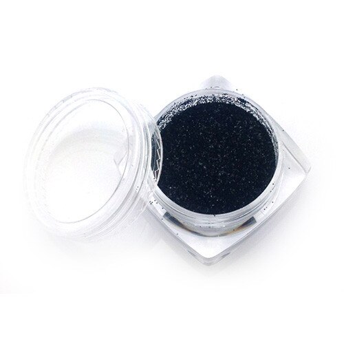 Sclipici pentru unghii, MoonbasaNails HT66, Negru, 3g