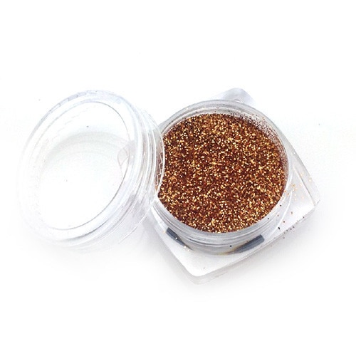 Sclipici pentru unghii, MoonbasaNails HT155, Maro bronz, 3g