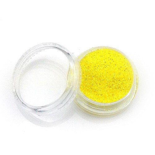 Sclipici pentru unghii, MoonbasaNails HJ243, Galben lamaie, 3g