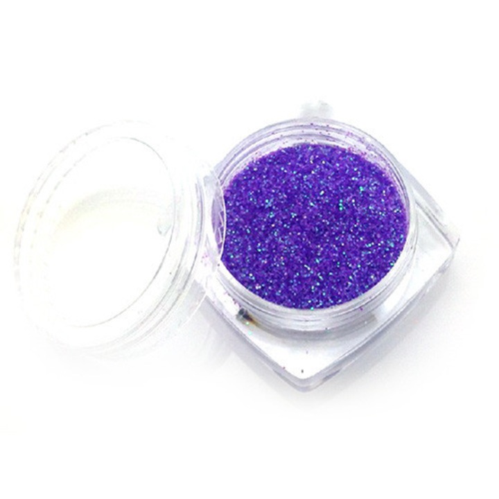 Sclipici pentru unghii, MoonbasaNails HJ32, Albastru, 3g