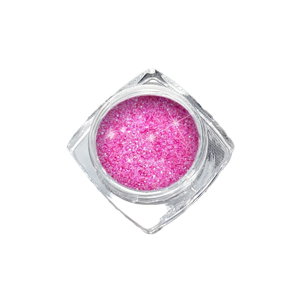 Sclipici pentru unghii, MoonbasaNails HJ222, Roz neon, 3g