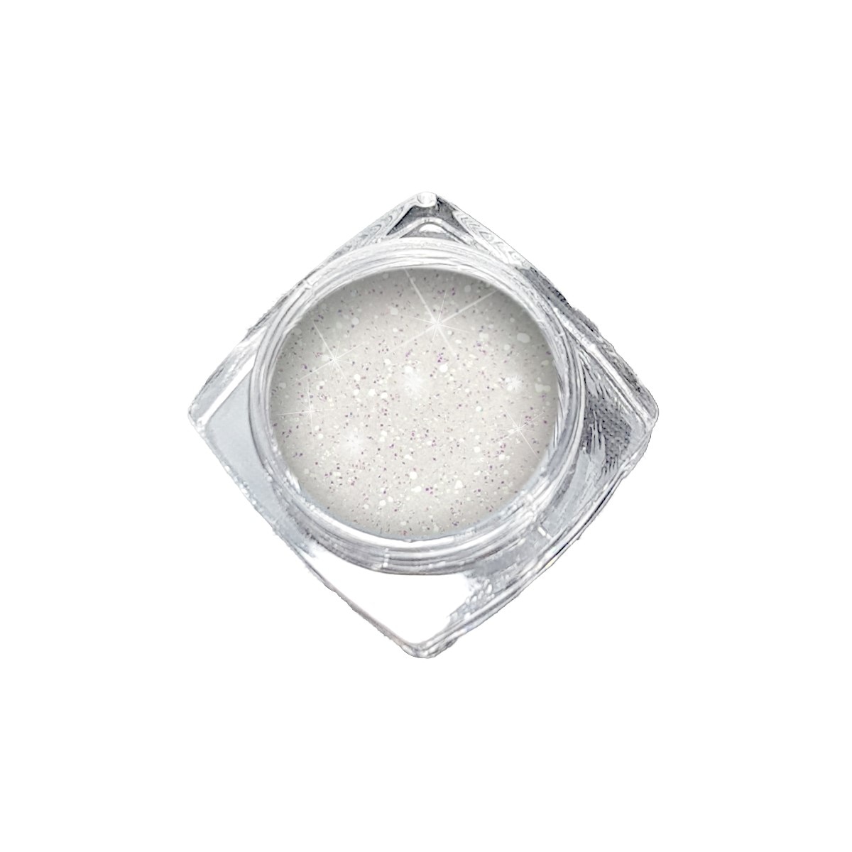Sclipici pentru unghii, MoonbasaNails HJ205, Alb perlat, 3g