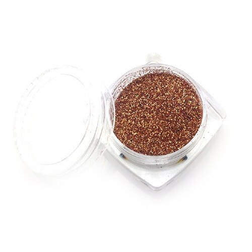 Sclipici pentru unghii, MoonbasaNails HJ210, Maro bronz, 3g