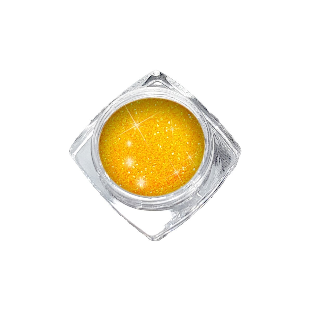 Sclipici pentru unghii, MoonbasaNails HJ203, Portocaliu, 3g
