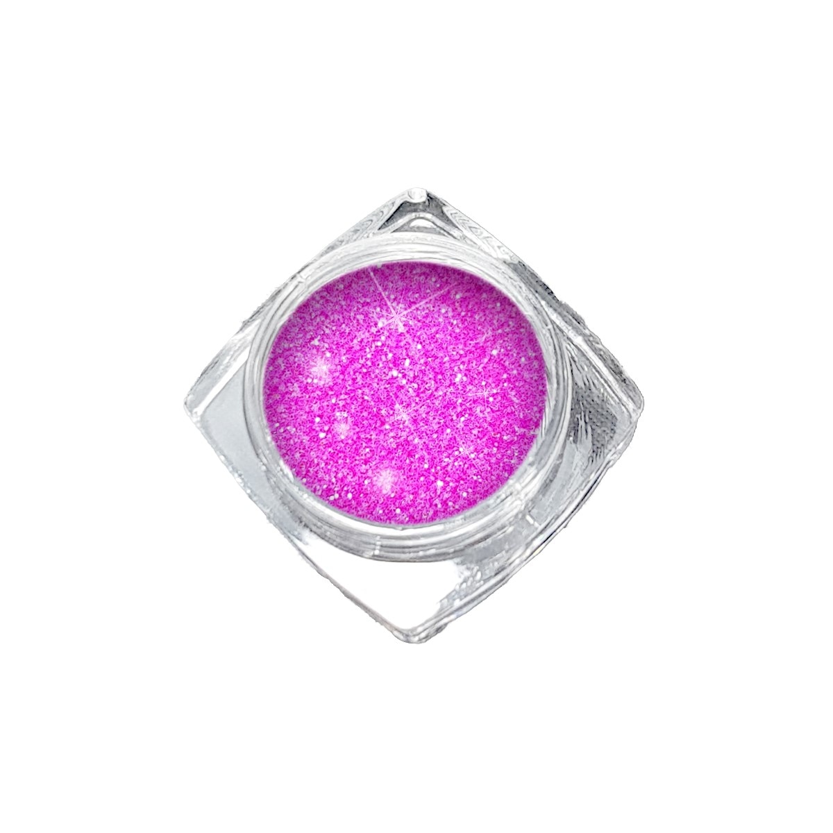 Sclipici pentru unghii, MoonbasaNails HJ1201, Roz neon, 3g