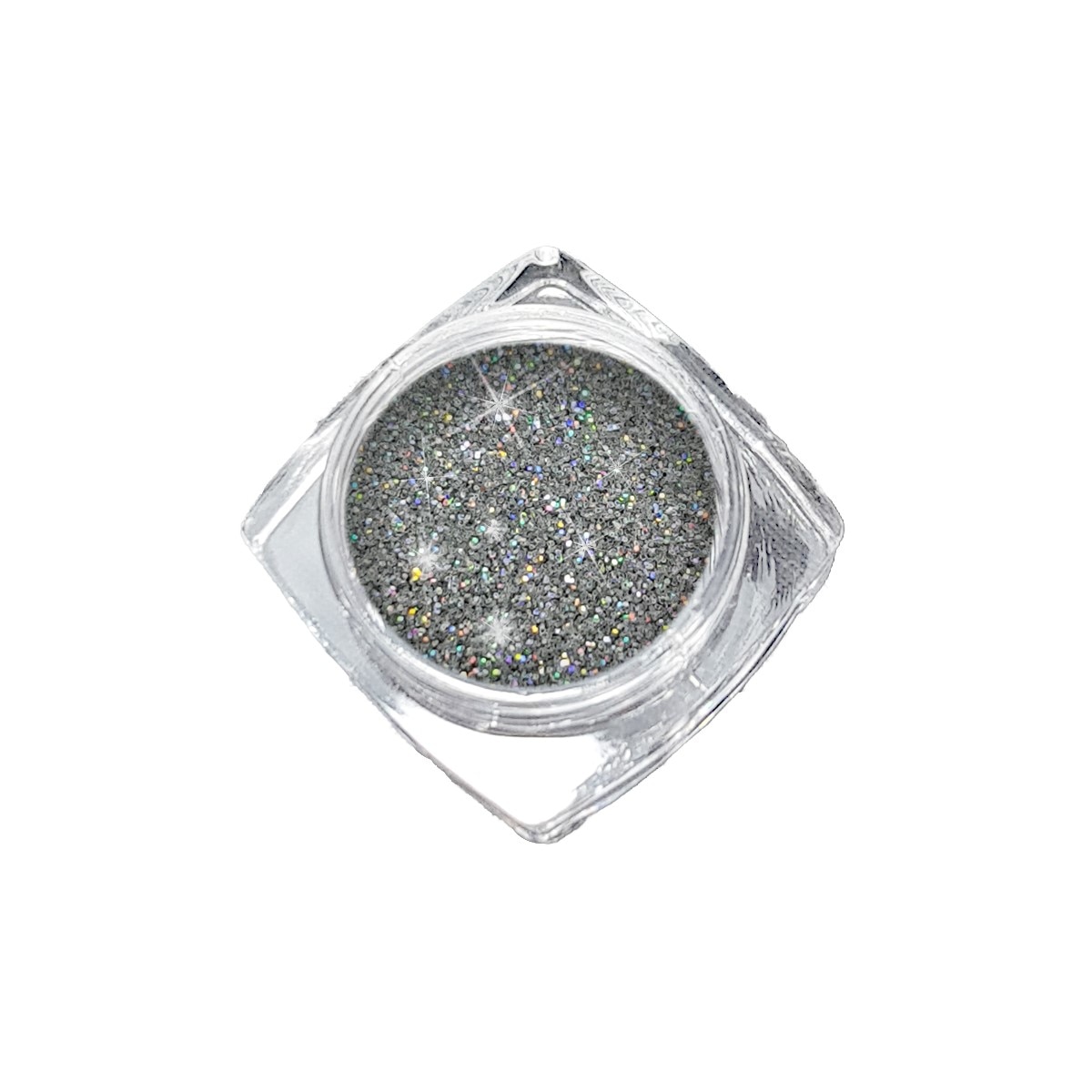 Sclipici pentru unghii, MoonbasaNails HJ176, Argintiu, 3g