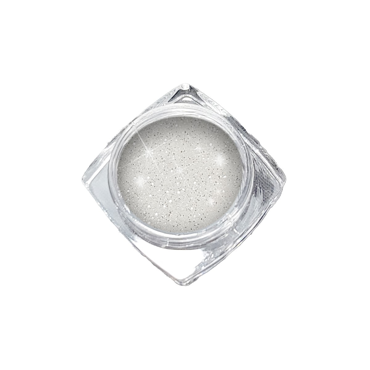 Sclipici pentru unghii, MoonbasaNails HJ172, Alb, 3g