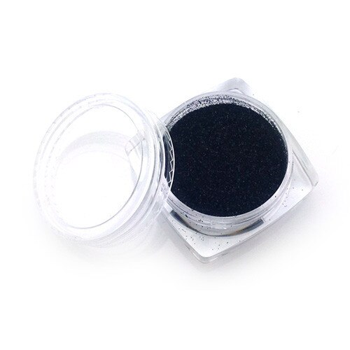 Sclipici pentru unghii, MoonbasaNails SF366, Negru, 3g