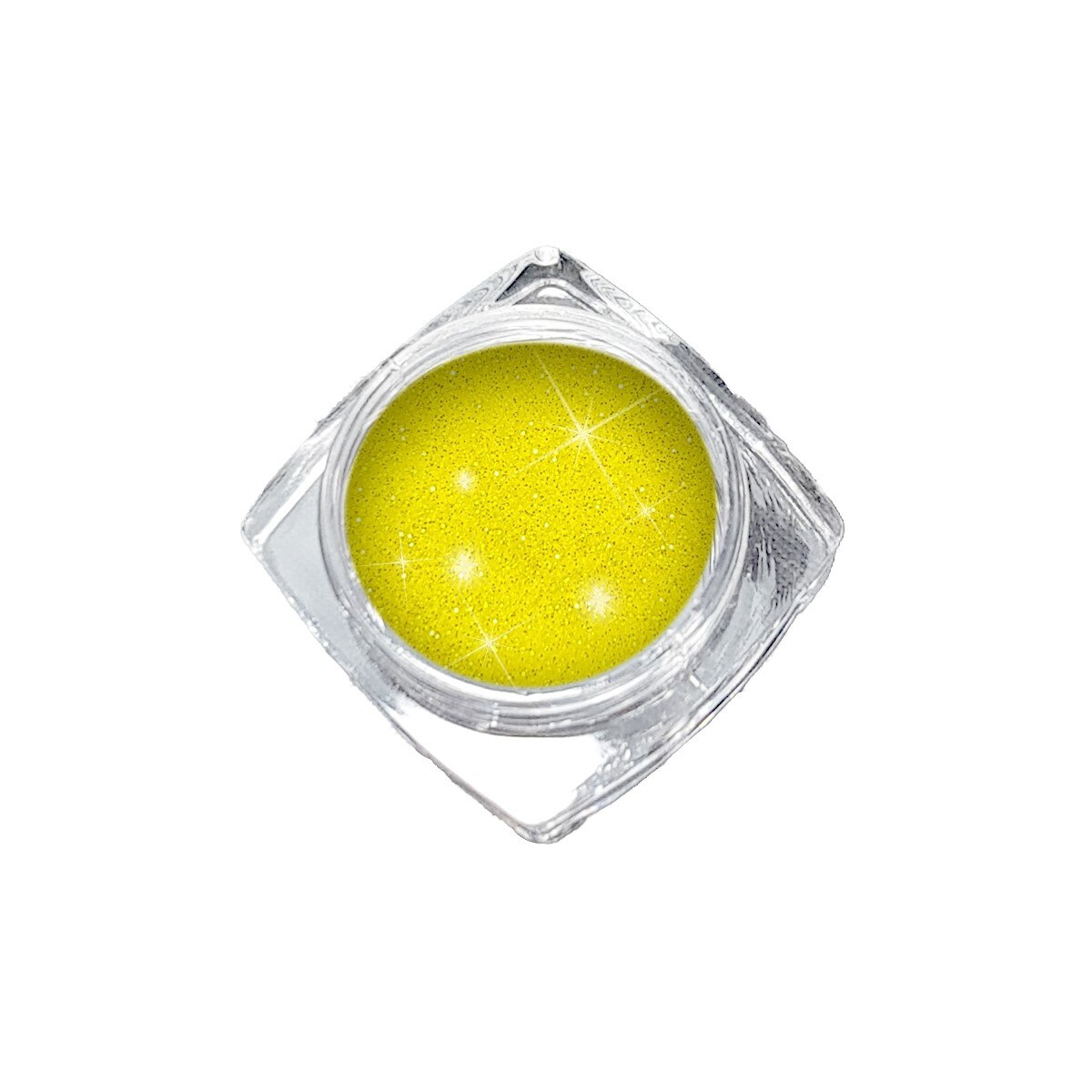 Sclipici pentru unghii, MoonbasaNails HF415, Galben, 3g