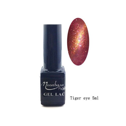 Oja semipermanenta 807 Tiger Eye, MoonbasaNails, Violet/ Auriu, 5ml