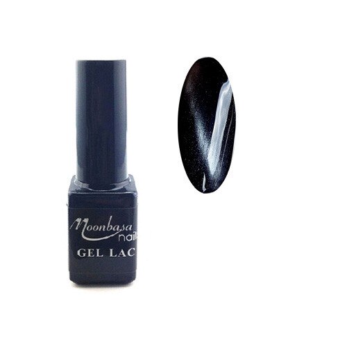 Oja semipermanenta 852 Tiger Eye, MoonbasaNails, Argintiu, 5ml