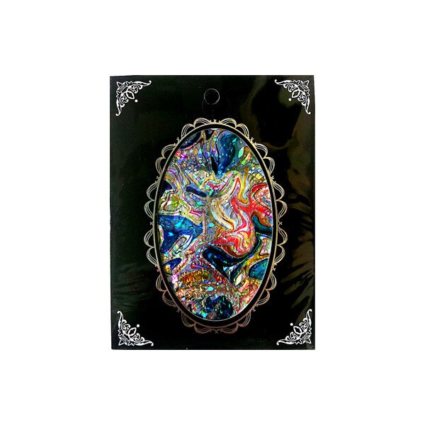 Folie autocolanta pentru unghii MoonbasaNails 002, Multicolor