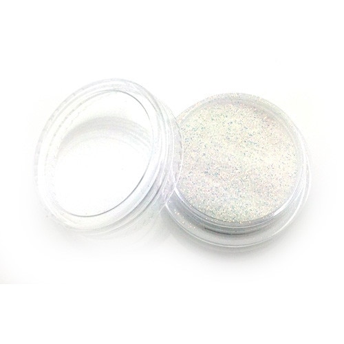 Sclipici pentru unghii, MoonbasaNails SF308, Alb, 3g