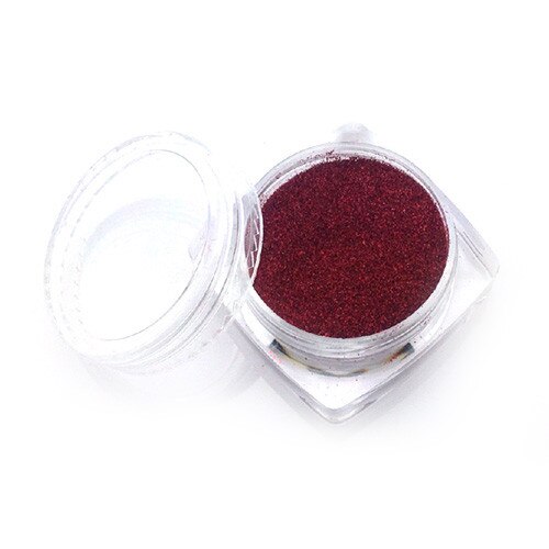Sclipici pentru unghii, MoonbasaNails SF334, Rosu, 3g