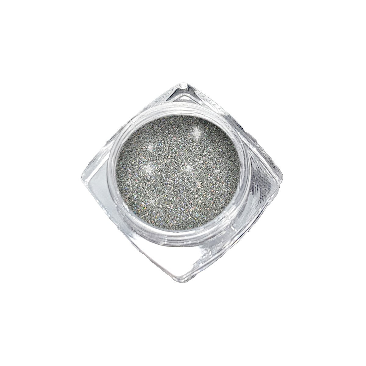 Sclipici pentru unghii, MoonbasaNails HF25, Argintiu, 3g