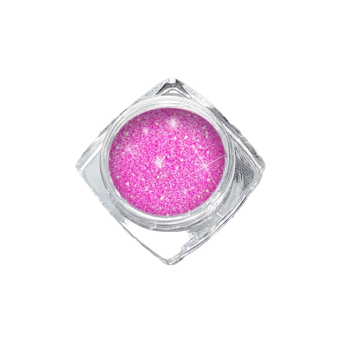 Sclipici pentru unghii, MoonbasaNails 455, Roz neon, 3g