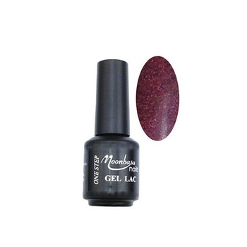 Oja semipermanenta One Step, MoonbasaNails, 153 Glitter blood red, 5 ml Oja semipermanenta One Step, MoonbasaNails, 153 Glitter blood red, 5 ml
