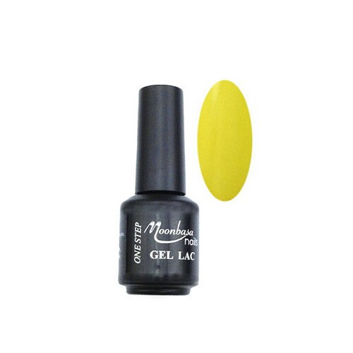 Oja semipermanenta One Step, MoonbasaNails, 102 Neon yellow, 5 ml