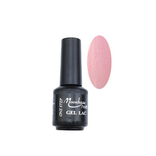 Oja semipermanenta One Step, MoonbasaNails, 096 Glitter light pink, 5 ml