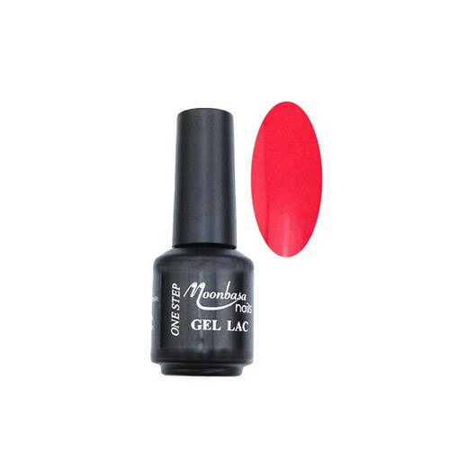 Oja semipermanenta One Step, MoonbasaNails, 084 Cardinal red, 5 ml