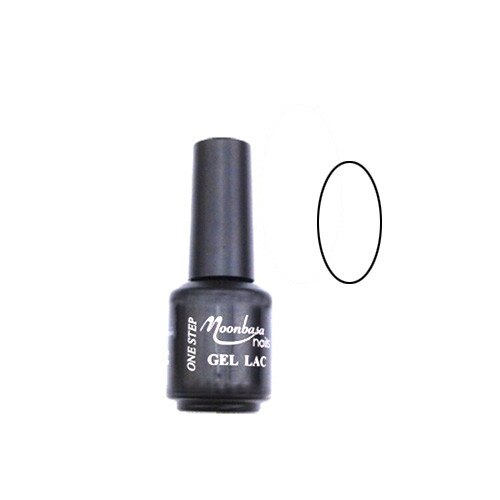 Oja semipermanenta One Step, MoonbasaNails, 218 Freshman white, 5 ml