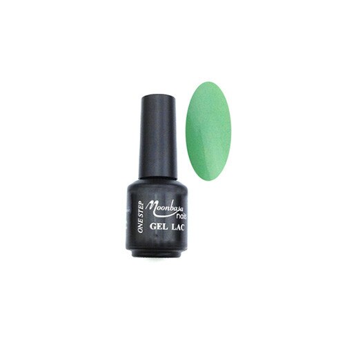 Oja semipermanenta One Step, MoonbasaNails, 211 Neon grass green, 5 ml