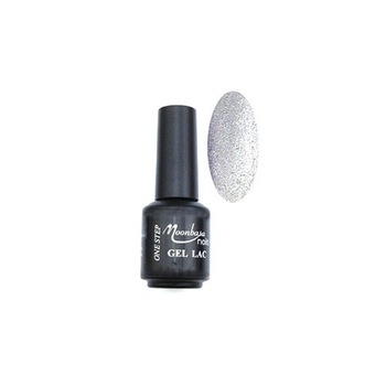 Oja semipermanenta One Step, MoonbasaNails, 179 Glitter silver white, 5 ml Oja semipermanenta One Step, MoonbasaNails, 179 Glitter silver white, 5 ml