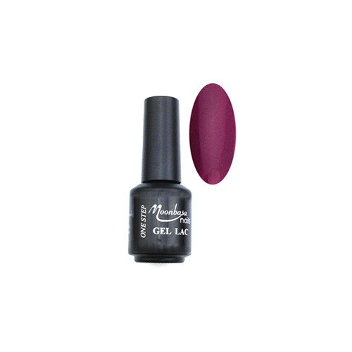 Oja semipermanenta One Step, MoonbasaNails, 195 Dark magenta, 5 ml