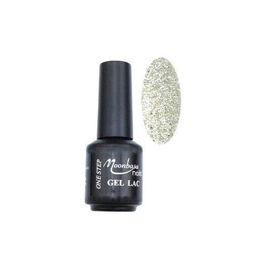 Oja semipermanenta One Step, MoonbasaNails, 014 Diamond white, 5 ml