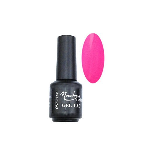 Oja semipermanenta One Step, MoonbasaNails, 010 Neon Pink, 5 ml