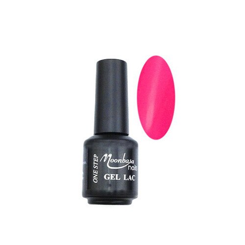 Oja semipermanenta One Step, MoonbasaNails, 022 Neon Pink, 5 ml