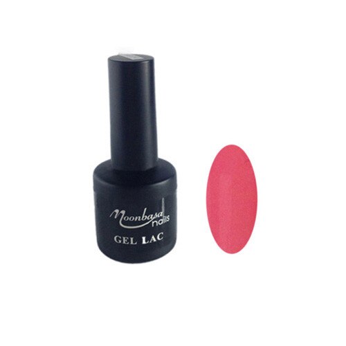 Gel lac semipermanent unghii MoonbasaNails, Lucios, Roz, 6 ml