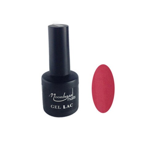 Gel lac semipermanent unghii MoonbasaNails, Lucios, Roz flamingo, 6 ml