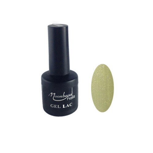 Gel lac semipermanent unghii MoonbasaNails, Perlat, Galben, 6 ml