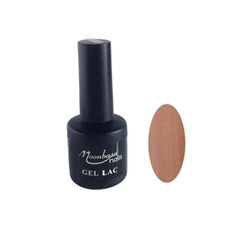 Gel lac semipermanent unghii MoonbasaNails, Perlat, Maro caramel, 6 ml