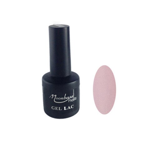 Gel lac semipermanent unghii MoonbasaNails, Lucios, Roz portelan, 6 ml