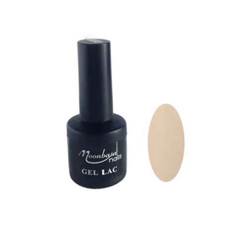 Gel lac semipermanent unghii MoonbasaNails, Lucios, Nud, 6 ml