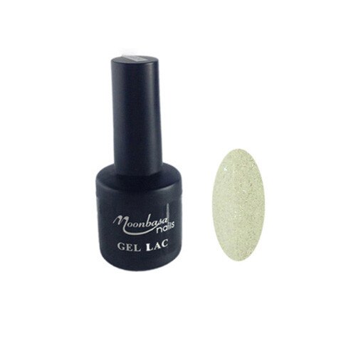 Oja semipermanenta MoonbasaNails, Numarul 172, Glitter Gold, 6ml