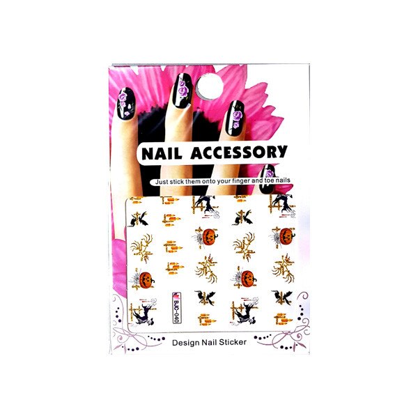 Tatuaj sticker cu efect acrilic BJC-040, MoonbasaNails, Multicolor