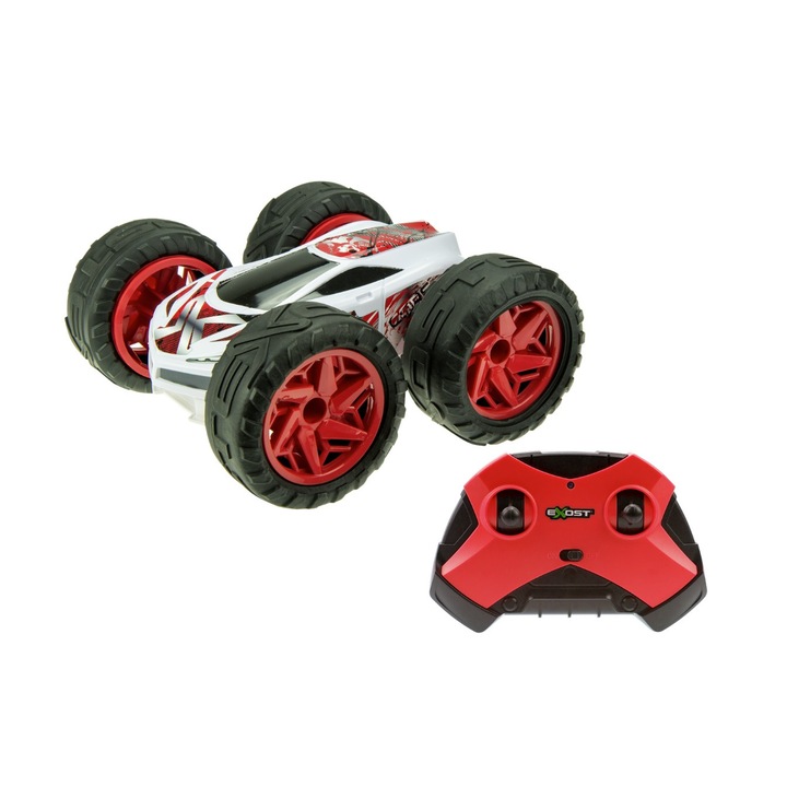 Masinuta cu Telecomanda, Silverlit Rc Exost Gyrotex, 22 cm