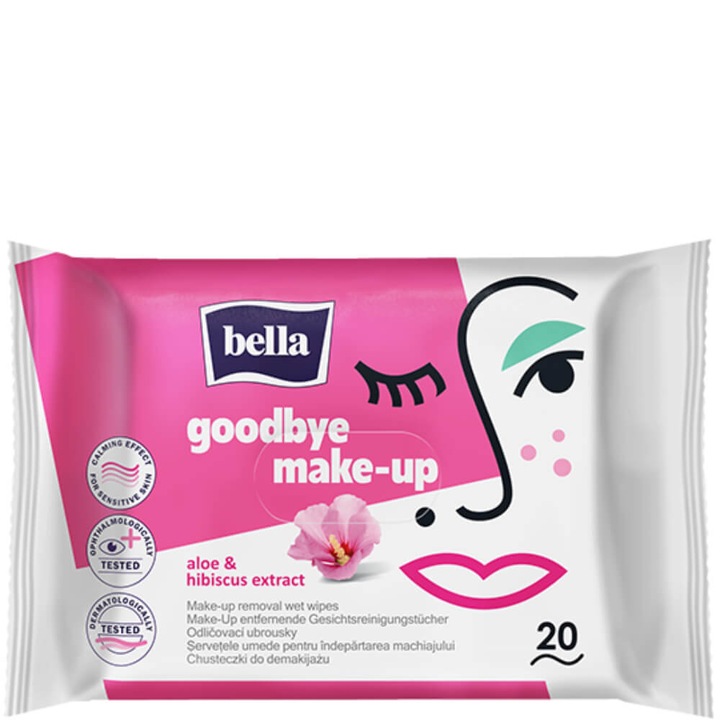 20 darabos készlet Bella Wet Tissue eltávolító szalvéták