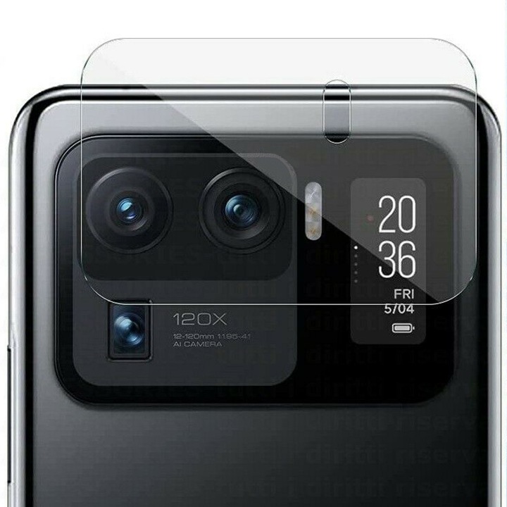 Kamerafólia Xiaomi Mi 11 Ultra készülékhez, Bibilel 9H rögzített üveg, Átlátszó, KOF-BBL5530