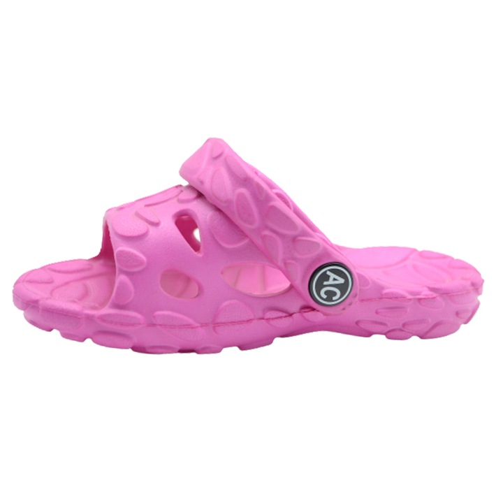 Papuci din spuma EVA pentru fete Mini Junior P96341-27, Roz, Roz